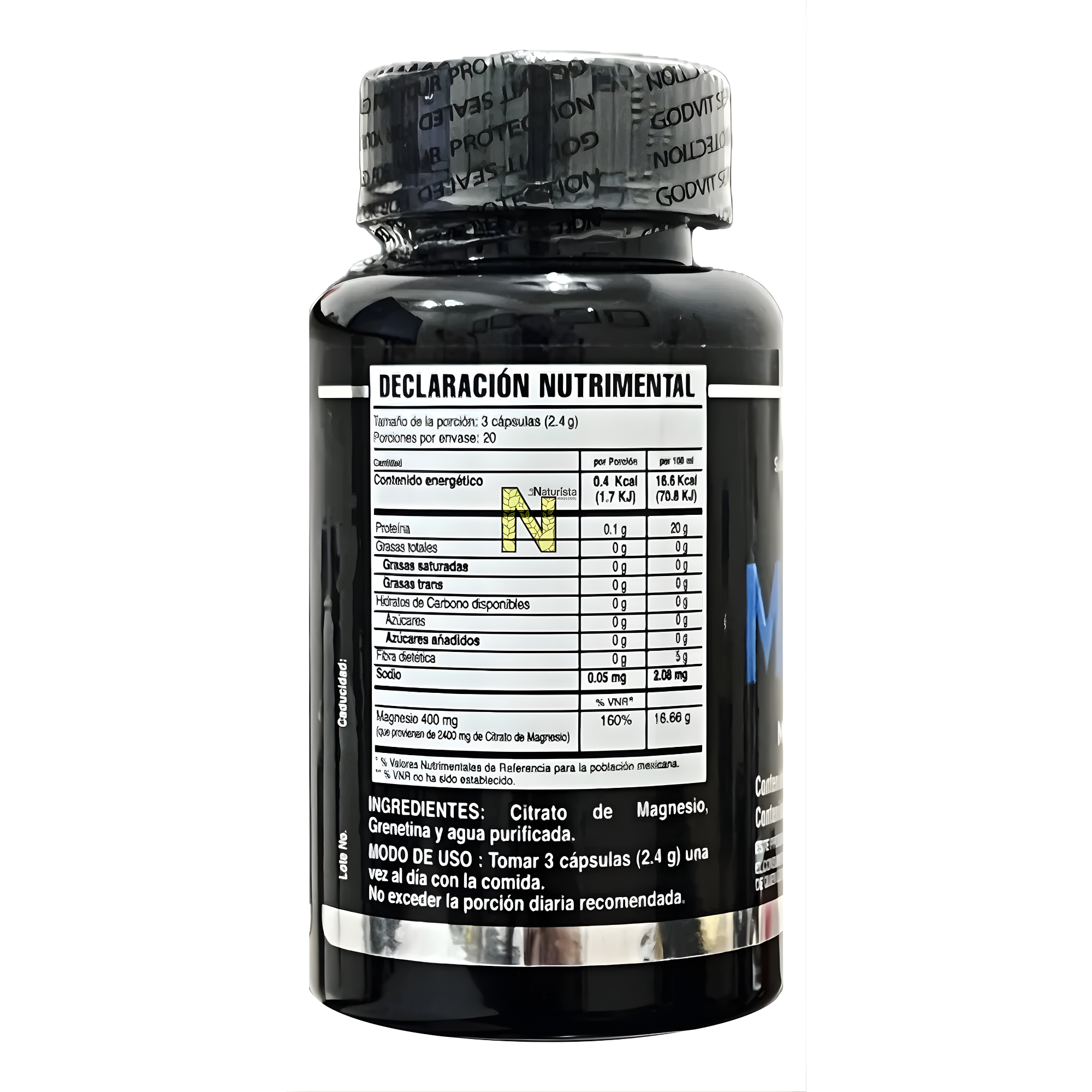 Citrato de Magnesio 800 mg – Relax, Energía y Bienestar