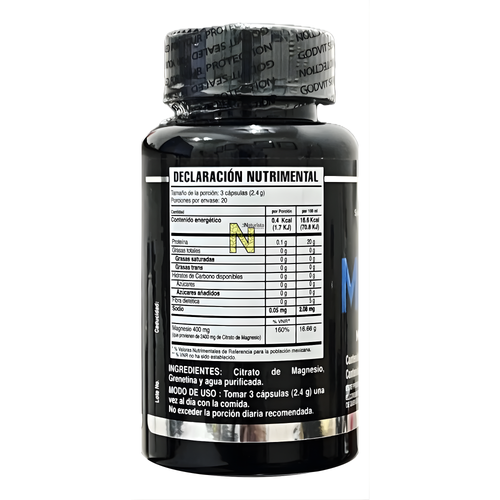 Citrato de Magnesio 800 mg – Relax, Energía y Bienestar