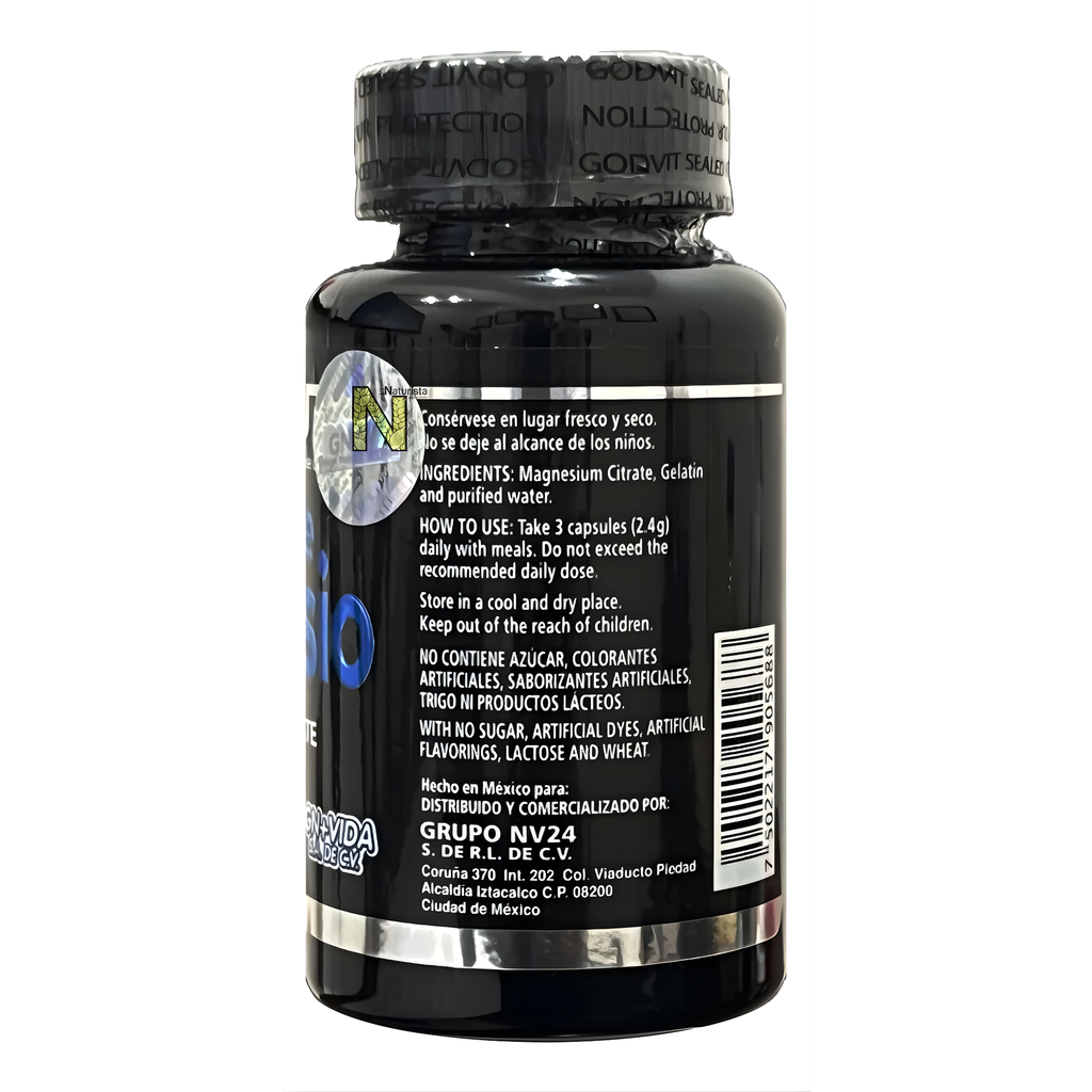 Citrato de Magnesio 800 mg – Relax, Energía y Bienestar
