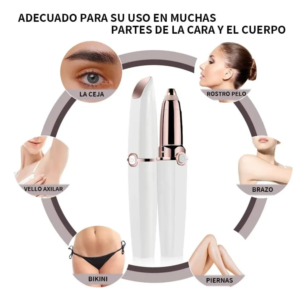 Depilador facial de cejas electrica