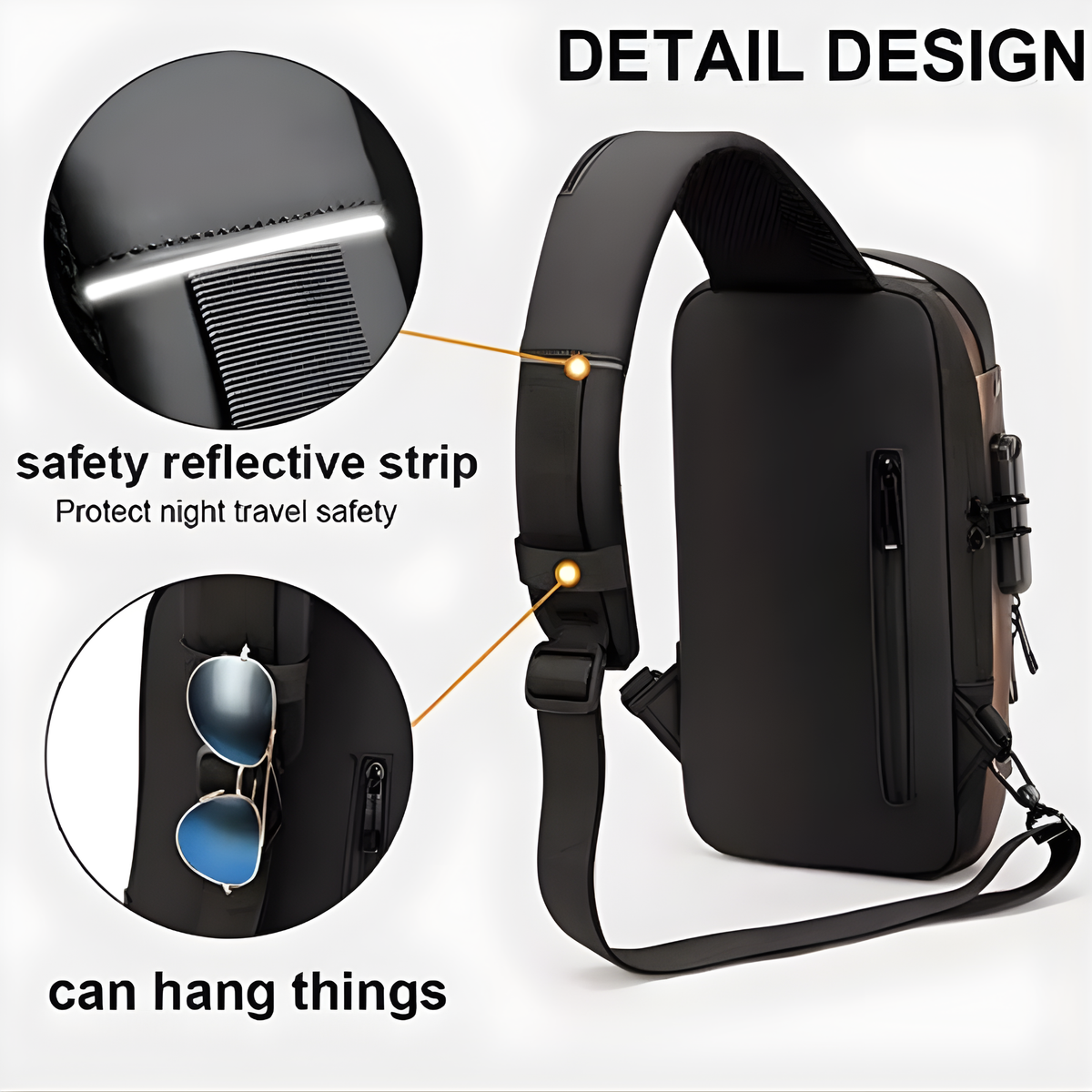 Bolso Antirrobo Con Candado