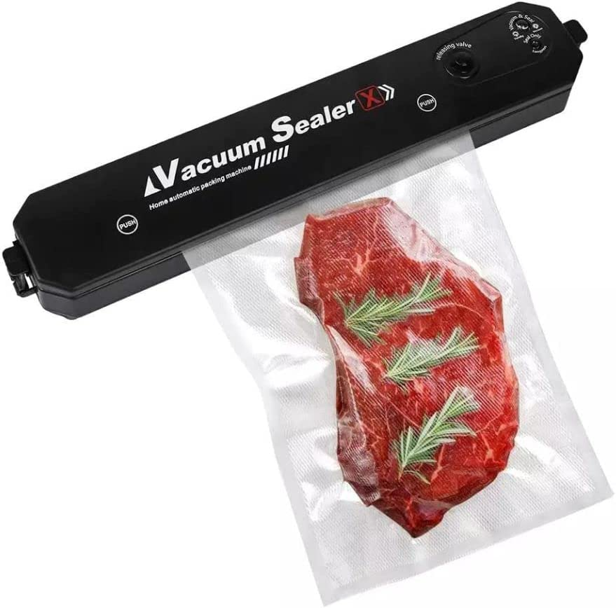 Máquina Selladora de Bolsas al vacío Automática + 6 tapas silicona