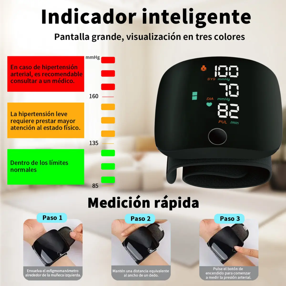 Pulsometro Monitor digital arteria