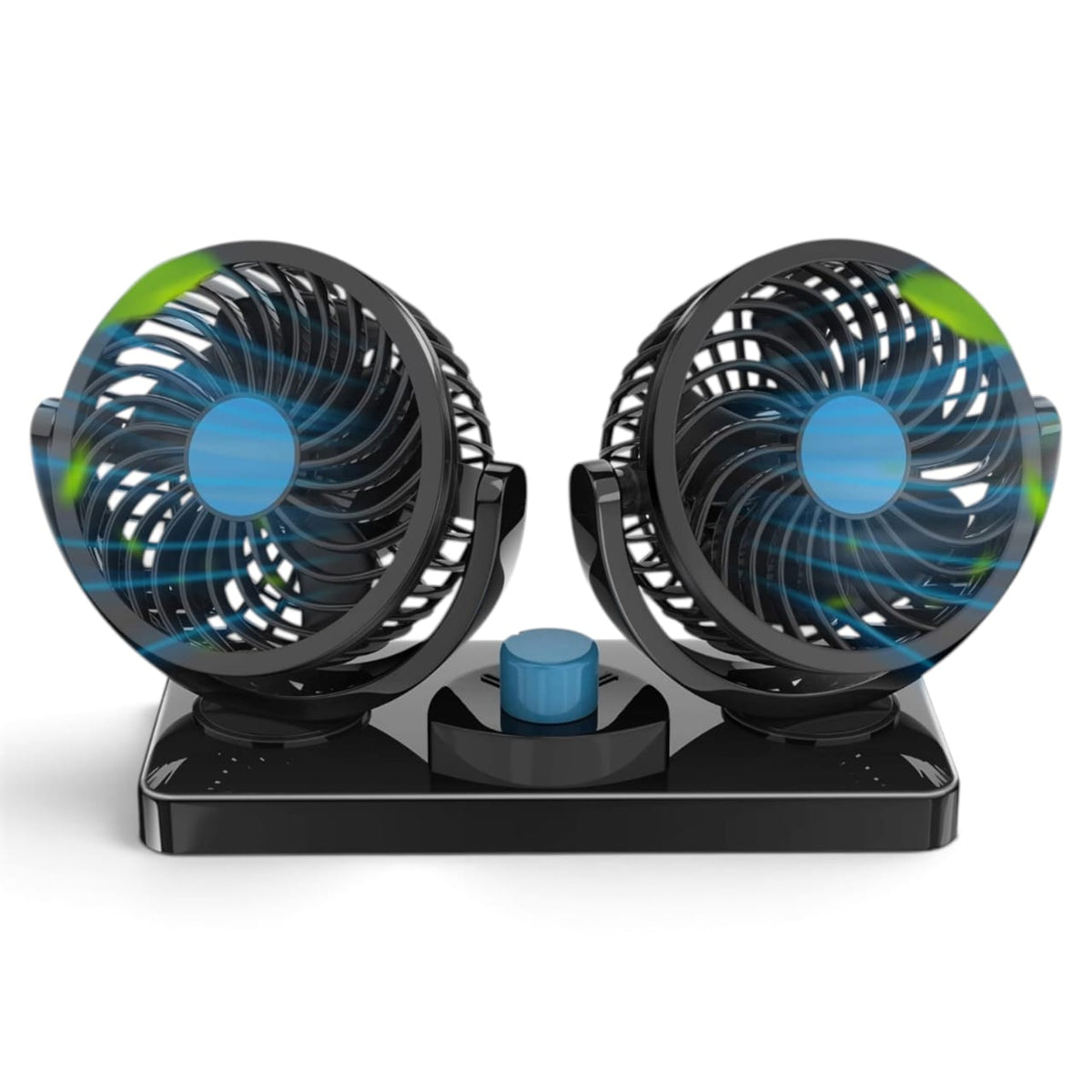 Ventilador Doble Para Coche De 360°